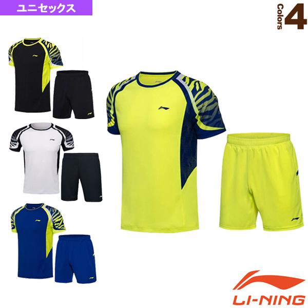 美品✨ リーニン、リンダンゲームシャツ／ハーフパンツ 上下セット 楽天市場】LI-NING AATM033 ゲームシャツ・ハーフパンツ(ユニ