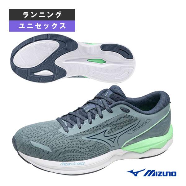 MIZUNO - MIZUNO ウエーブリボルト3 ホワイト×ブルー 23.5 J1GC2314 ウエーブリボルト3(ランニング)|J1GC2314|シューズ|ランニング