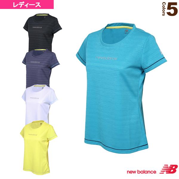 ニューバランス ランニングウェア レディース ラインストーンロゴtシャツ レディース Nbr w Nwb Nbr w ラケットプラザ 通販 Yahoo ショッピング