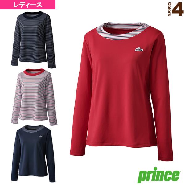プリンス テニス バドミントン ウェア レディース ロングスリーブシャツ レディース Wf0049 Pri Wf0049 ラケットプラザ 通販 Yahoo ショッピング
