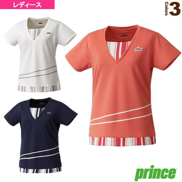 プリンス テニス バドミントンウェア レディース ゲームシャツ レディース Wl7050 テニスウェア女性用 Pri Wl7050 ラケットプラザ 通販 Yahoo ショッピング
