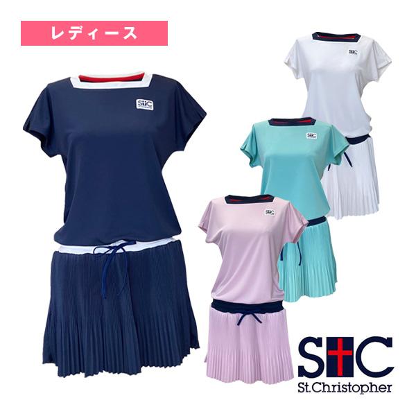 [セントクリストファー テニスウェア（レディース） ]クリスタルプリーツゲームドレス レディース STC-BEW6500 St.Christopher（セントクリストファー） テニスウェア『レディース
