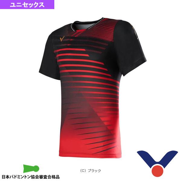 ヴィクター テニス バドミントンウェア メンズ ユニ ゲームシャツ ユニセックス T Vtr T ラケットプラザ 通販 Yahoo ショッピング