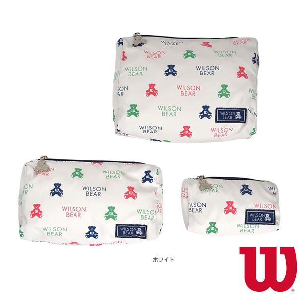 ウィルソン テニスバッグ ワンベア コスメバッグ ONE BEAR COSMETIC BAG 3個セット WR8015403001 Wilson「国内正規品取り扱い店」