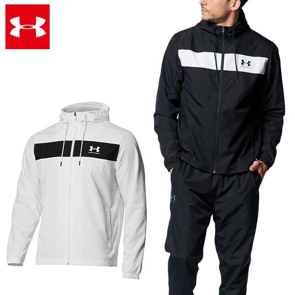 Under Armour アンダーアーマーウィンドブレーカー ホワイト/ブラック UNDER ARMOUR（アンダーアーマー） UAスポーツスタイル ウインド