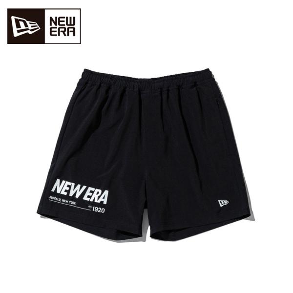 NEW ERA フィットネス水着 スイムトランクス ワードマーク メンズ 26SS ブラック 15011839  スイムウェア 水着 ニューエラ