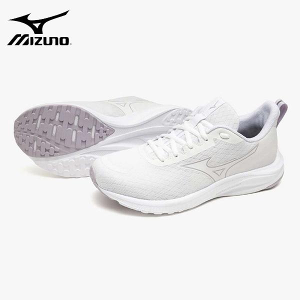 ミズノ エスペランザー2 ウィメンズ 25SS ホワイト×パープル (K1GA244572) ランニングシューズ ウオーキング スニーカー