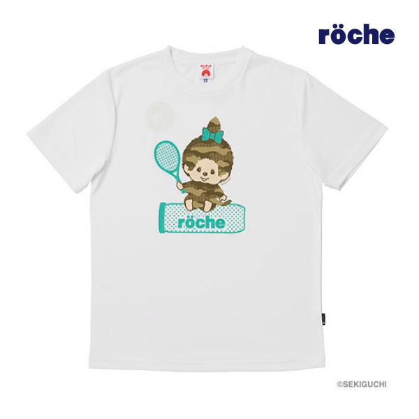【商品名】モンチッチrocheコラボTシャツ【品　番】M0068【機能】ポリジン(抗菌・防臭), 吸汗速乾, UV(UPF50)【素材】ポリエステル100%【サイズ】XS・S・M・L【カラー】　　　　ホワイト（WH）　　　　レッド（RD）　...