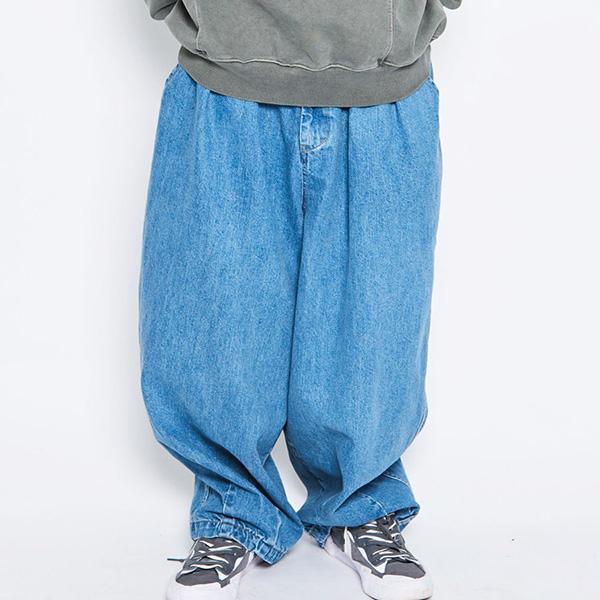 パンツ ANGLAN Stone Vintage Denim Balloon Pants ANGLAN ANGLAN-Stone Vintage Denim Balloon Pants アングラン