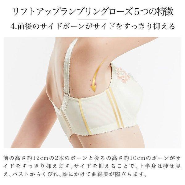 リフトアップランブリングローズ 育乳ブラ バストアップ 育乳 ブラジャー 脇肉ブラ 補正ブラ 垂れ胸 大きい ラディアンヌ Buyee 日本代购平台 产品购物网站大全 Buyee一站式代购 Bot Online