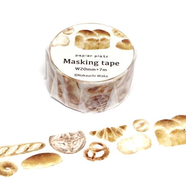 パピアプラッツ なかうちわか マスキングテープ パン メール便可 文房具と雑貨 Radic 通販 Yahoo ショッピング