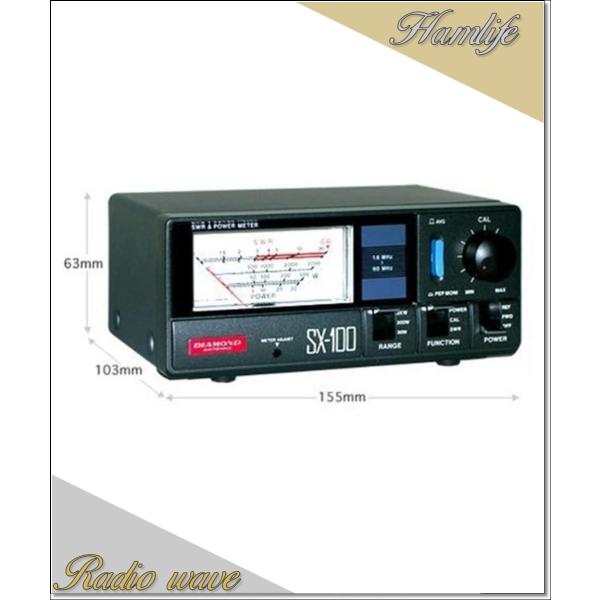 SX-100(SX100) 第一電波工業(ダイヤモンド) 1.6〜60MHz SX100 SWR計