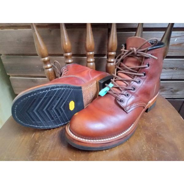 ベックマン 9016 9D Vibram ハーフ705交換済み BECKMAN ベックマン ハーフソール交換 ビブラムソール＃705/435