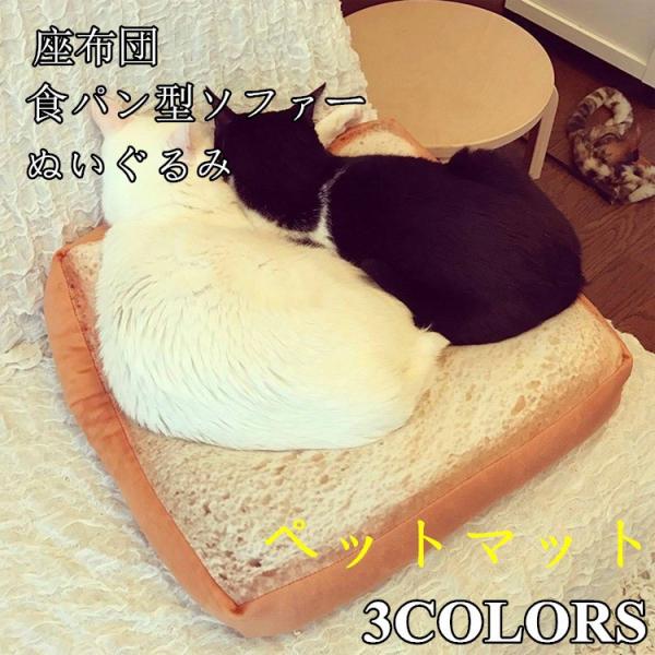 ペット 猫 犬用ベッド 寝具 食パンクッション ペット用品 トーストパン 座布団 猫用品 ペット グッズ 可愛いのレビュー クチコミとして参考になる投稿1枚 Roomclip ルームクリップ