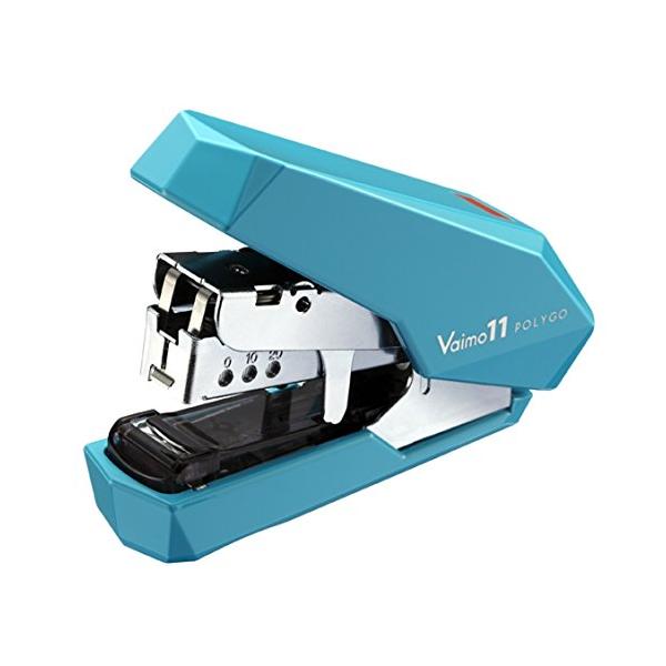 ホッチキス バイモ11ブルー/-/HD-11SFLK/B・Color:ブルーPatternName:単品・パッケージ個数:1・40枚とじるバイモシリーズ最小・最軽量 針装填数を50本にして本体を小型化しました。・従来品に比べ軽く・小さく・持...