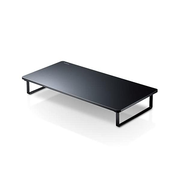 2) ブラック・ブラック 幅52cm PCA-DPSW528NBK・・Color:ブラックSize:幅52cm・27インチまでのディスプレイ(パソコンモニター)に対応したディスプレイスタンドです。・8cmの台でディスプレイ使用時の目線を上げ...