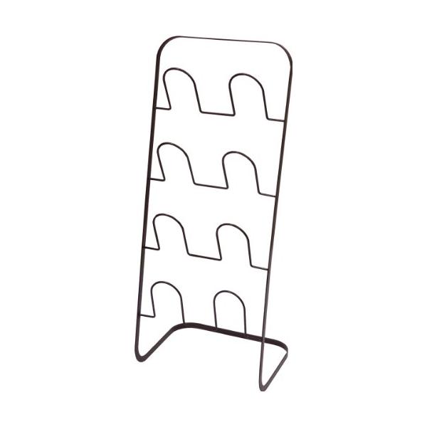 シンプルブラウン/スリッパラック/SR-BR・Color:ブラウンPatternName:スリッパラック・パッケージ個数:1・本体サイズ:幅25×奥行19×高さ61cm・0.6・材質:スチール(粉体塗装)・原産国:中国