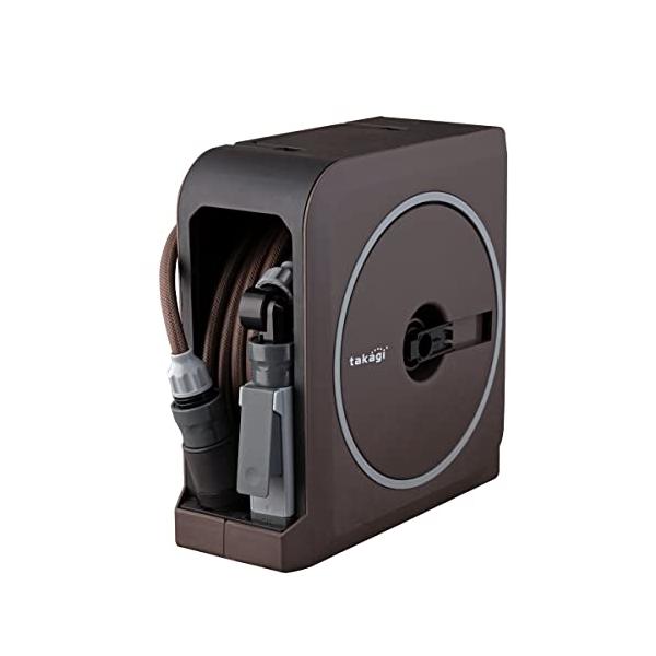 タカギ(takagi) ホース ホースリール NANO NEXT 20m (BR) ブラウン おしゃれ RM1220BR