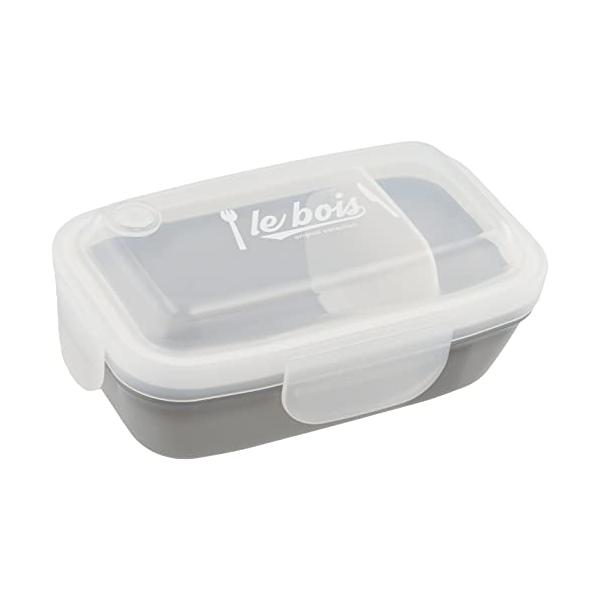 グレー/350ml/4972242684033・パッケージ個数:1・コンビニのミニ弁当がちょうど入るサイズの「小盛」お弁当箱です。・お弁当箱の1/2にはコンビニおにぎりが約1個分入ります。・ふんわり盛れるドーム型の蓋とおかずが片寄りにくい高...