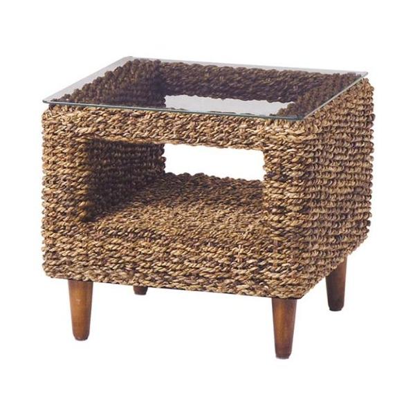 -/-/RL-1440NA-ST・PatternName:型番 : RL-1440NA-ST・パッケージ個数:1・サイズ:(約)幅50×奥行50×高さ45cm・本体重量:10.5・主材:ピサンアバカ 天板:強化ガラス5mm・インドネシア製