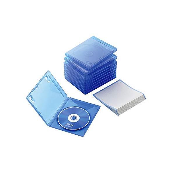 ケースのみ・クリアブルー 1枚収納×10個セット CCD-BLU110CBU・・Size:1枚収納×10個セットStyle:ケースのみ・Blu-rayディスクをスッキリ収納CD/DVD/Blu-rayディスクケース。分類に便利なジャケットカ...