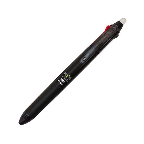 パイロット 3色ボールペン フリクション ボール3 スリム 0.5mm ブラック LKFBS60EF-B