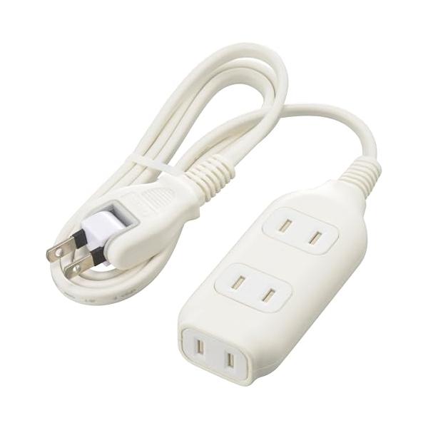 ホワイト/1m/HS-T31MGW22・パッケージ個数:1・【 特 長 】　裏面の強力マグネットにより、スチール部等に仮固定できます　コンセント周りに熱に強いPBT樹脂使用、難燃・耐熱ボディ　導線の二重被ふくでコードの強度を向上・両方同時に...