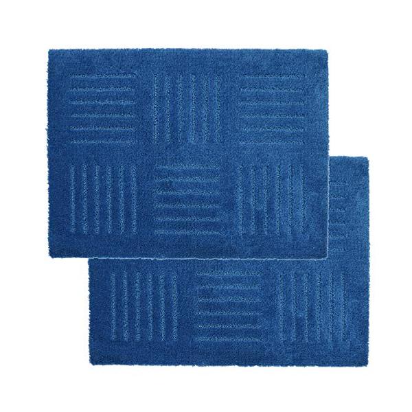 1枚ブルー/約45cm×60ｖｍ/4548622739930・パッケージ個数:1・サイズ:約45cm×60cm(2枚入り)・素材:表面 ポリエステル100%、裏面 アクリル樹脂・生産国:日本・2枚組・ふかふかパイルでピタッと吸着