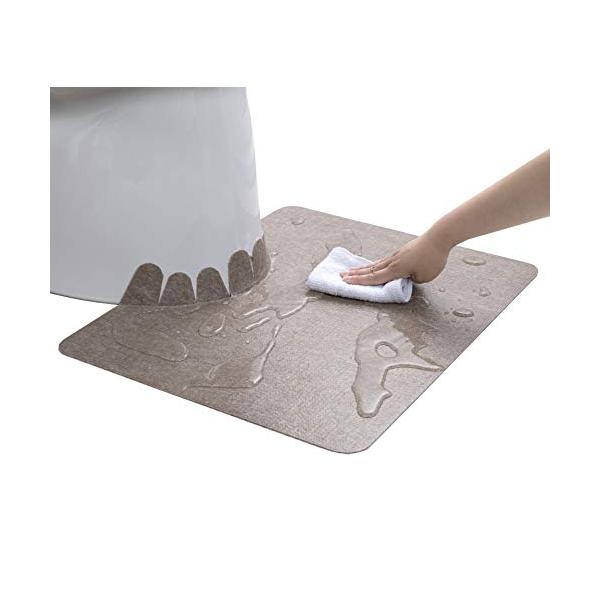 拭けるタイプブラウン/43 x 55 cm (長方形)/KK-54・Color:ブラウンStyle:拭けるタイプPatternName:ショート・パッケージ個数:1・重量:150g・サイズ：巾55×奥行43cm、厚み0.2cm・材質:表面/...