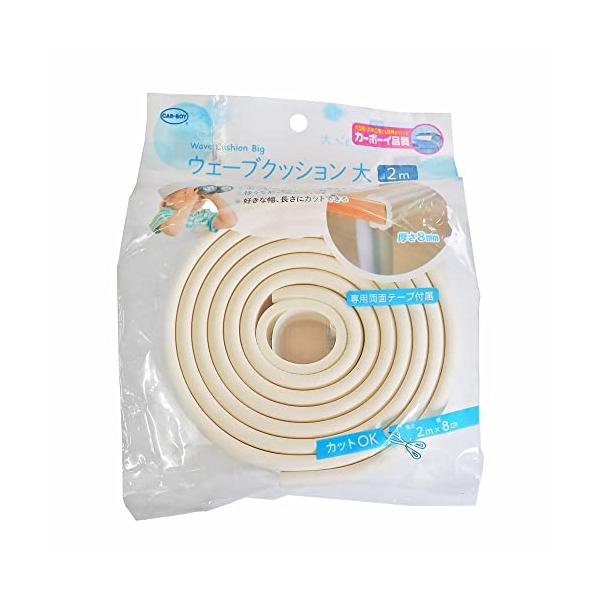 アイボリー-/-/BS61・Style:アイボリー・パッケージ個数:1・長さ(m):2 幅(mm):80・厚み(mm):8 材質:本体/発泡ゴム(NBR)、専用両面テープ/アクリル系粘着剤・付両面テープ/2枚 カラー:アイボリー