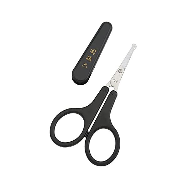 薄刃ハサミブラック/1個 (x 1)/-・パッケージ個数:1・【品質の高いメイドインジャパン】信頼性がある日本製。刃物加工技術を駆使することで、細部のつくりに至るまで高い品質を実現しました。滑らかで鋭い切れ味を誇ります。・鼻腔の内部を傷つけ...