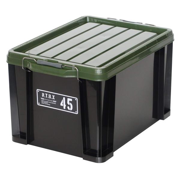 #45 [3段まで/#22対応]ブラックグリーン/45X[幅約38cm]/NT BOX 45X・Size:45X[幅約38cm]・パッケージ個数:1・製造国:日本・商品サイズ(約):W37.9×D54.5×H32.2cm・内寸(約)W30....