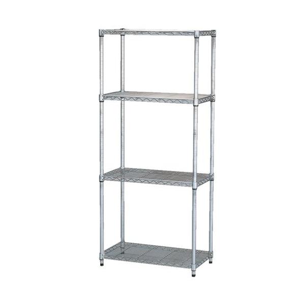 アイリスオーヤマ ラック メタルラック本体 4段 防サビ加工 幅66×奥行
