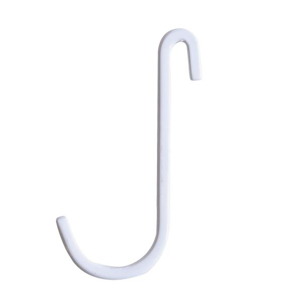 J型フック・白  LAC-013・色:白・パッケージ重量: 0.01 kg・素材: 合金鋼
