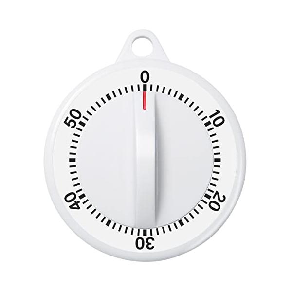 モダンホワイト/小型/T-332AWTDI・Color:ホワイトSize:小型・パッケージ個数:1・ゼンマイタイプのアナログタイマーです。最大60分まで1分単位で設定できます。電池が必要ないので、手軽に使えます。・回すだけで簡単にタイマー時...