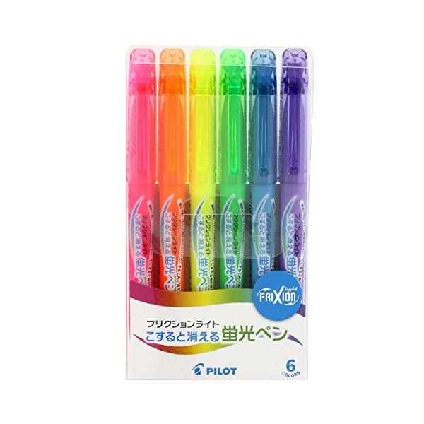 Pilot パイロット 消せる蛍光ペン フリクションライト 6色 SFL-60SL-6C