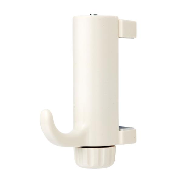 ホワイト/-/H-387・PatternName:カモイ掛け・パッケージ個数:1・サイズ: 2.5×5×7cm (1個あたり)・本体重量: 0.025kg・取付方法: ネジ止め(厚さ10~50mm、奥行10mm以上のカモイ・窓枠・棚等)・パ...