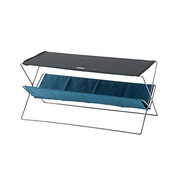 折りたたみネイビー/幅90cm/MIP-95NV・Color:ネイビーSize:幅90cm・パッケージ個数:1・本体サイズ:幅90×奥行41×高さ42cm・素材・材質:フレーム/スチール 天板芯材/MDF 生地/コットン・ポリエステル・生産...