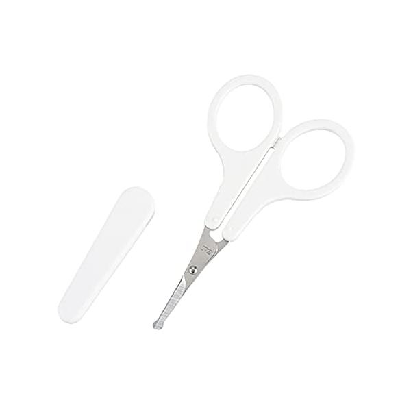セーフティハサミシルバー/-/-・パッケージ個数:1・商品サイズ (幅×奥行×高さ) :65mm×15mm×140mm・原産国:日本・内容量:1個・短いムダ毛もお手入れしやすい刃先の厚みが薄いタイプの日本製ハサミ
