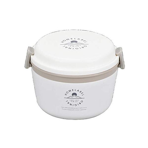 ・ホワイト 770ml HB-4741・・Size:770mlColor:ホワイト・製品サイズ:(約)幅16×奥行14×高さ11cm・製品重量:(約)0.52kg・品名:ステンレス製携帯用まほうびん、実容量:ご飯容器/0.42L、おかず容器...