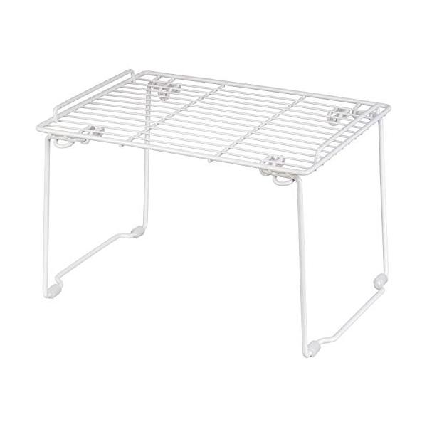 モダン・ホワイト Medium RG-0436・・PatternName:M・商品サイズ:約29×20×18.5cm・重量:約420g・本体:鉄(粉体塗装)、ゴム足:シリコーンゴム・耐荷重:2kg・積み重ねて使用できます