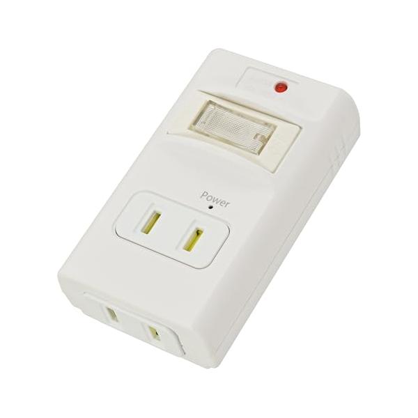 ホワイト/-/HS-A2PH-W・パッケージ個数:1・【 特 長 】　特許技術で異常過熱を検知、通電を遮断　過電流防止ブレーカー（一括集中スイッチ兼用）搭載　雷ガード機能付き　ホコリシャッター付き・【 仕 様 】　コンセント：2個口　AC出...