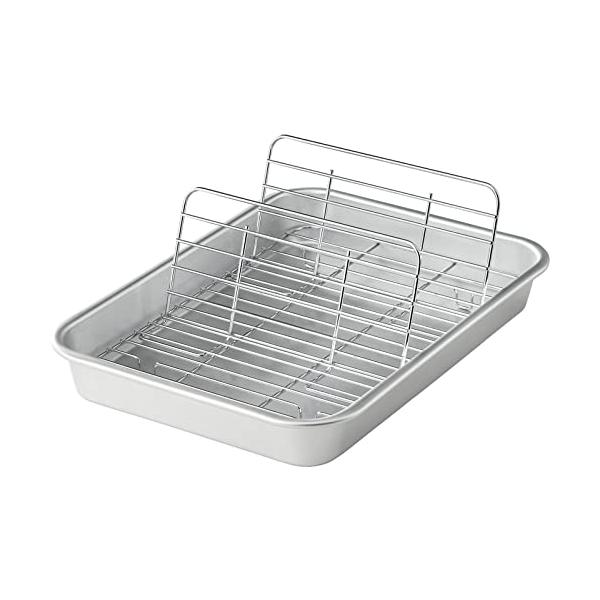 ・Sサイズ Small なし・材質：本体＝アルミニウム（アルマイト加工）、アミ＝鉄（クロームメッキ）・生産国：日本・サイズ：290×210×38mm