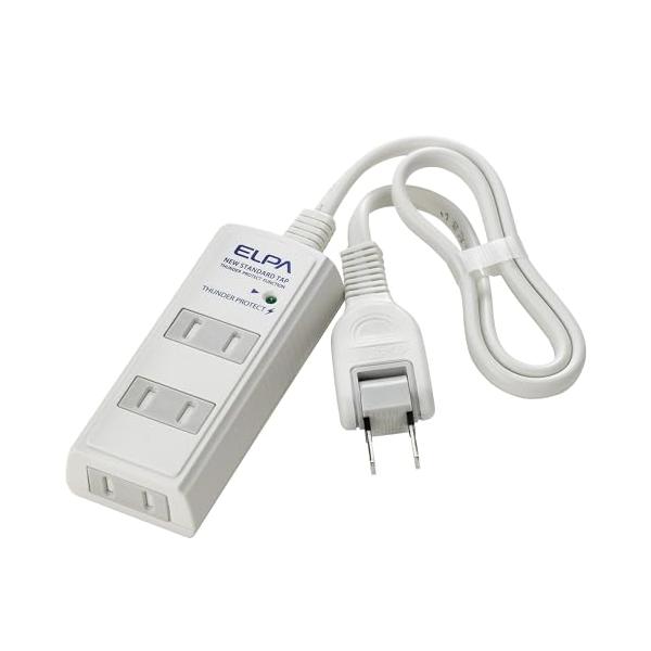 ホワイト/2m/WBT-3020SBN(W)・Size:2mColor:ホワイト・パッケージ個数:1・●電源ラインサージ低減…内蔵されたサージ低減素子(バリスタ)が雷および開閉サージを低減し接続された機器を守ります。 ●耐雷サージ表示LED...