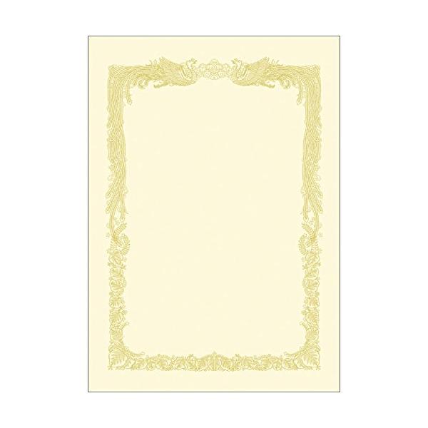 ・クリーム色 A4 10-1068・・Size:A4・【材質】ケント紙(157g/m2) 紙厚0.186mm・【入数】賞状用紙10枚 テスト印刷用紙2枚・【仕様】横書き用 縦向きに飾る・【サイズ】A4サイズ 縦297mm×横210mm・【特...