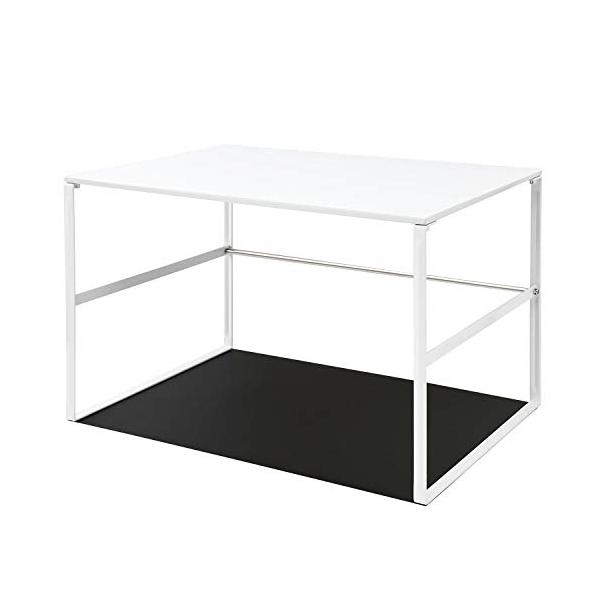 机下台・ホワイト 520mm幅 A7360-0・・Color:ホワイトStyle:机下台・【商品】机下スペースを有効利用・【寸法】幅52cm×奥行35cm×高さ31.7cm 重さ2.4kg【有効内寸】幅49cm×奥行33.5cm×高さ30....