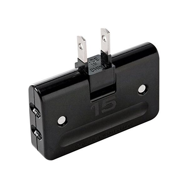 ブラック/-/TAP-AC5BKN・パッケージ個数:1・コンセントからの電源を3分配できるタップです。・プラグがスイングする差込口省スペースタイプです。・トラッキング火災予防絶縁キャップ付きです。・定格容量：15A・125V（1500Wまで...