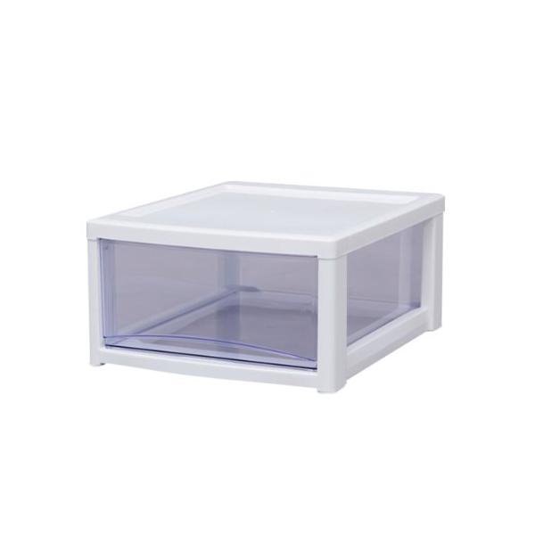 単品・クリアブルー 深1段 SCE-010・【サイズ】本体:約32cm×約39cm×約18cm・引出内寸:約26cm×約36cm×約12.8cm・【梱包サイズ】約ケースサイズのみcm×約ケースサイズのみcm×約ケースサイズのみcm・【商品重...