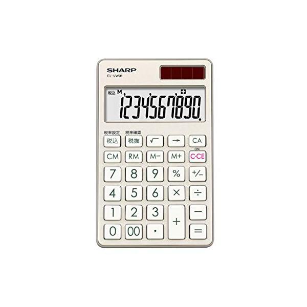 手帳タイプ・シャンパンゴールド 手帳タイプ EL-VW31-NX・・Color:シャンパンゴールド・表示桁数:数字10桁・電源:本体組込太陽電池・DC 3V リチウム電池CR2016×1個・計算機能:加減乗除・定数計算・メモリー計算・パーセ...