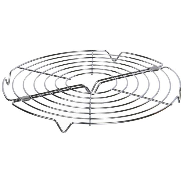 マルチ/外径250×高さ15ｍｍ/D-6184・パッケージ個数:1・製品サイズ:(約)使用時/外径250×高さ15mm、折りたたみ時/幅130×奥行250×高さ35mm・製品重量:(約)130g・材質:鉄(クロムめっき)・原産国:中国